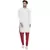 rayon sequence long kurta for men (white)