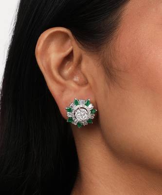 Cubic zirconia earrings 1