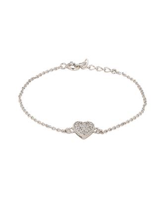 Silver Plated Heart embellished Bracelet 2