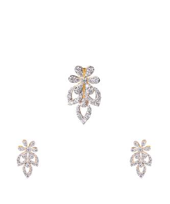 Cubic zirconia pendant set 2