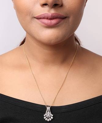 Cubic zirconia pendant 1