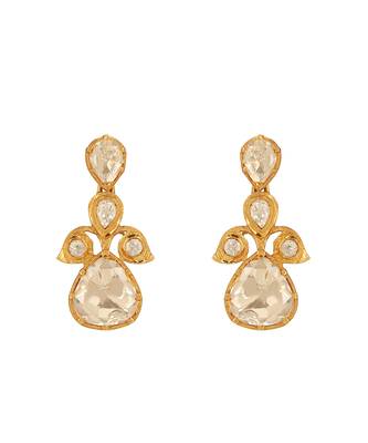 Moissanite polki earrings 2