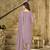 Pink color embroideried faux georgette semi stitched salwar suit