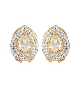 Moissanite polki earrings 2