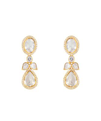 Moissanite polki necklace set 2