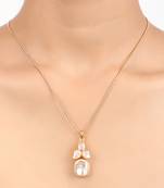 Moissanite polki pendant