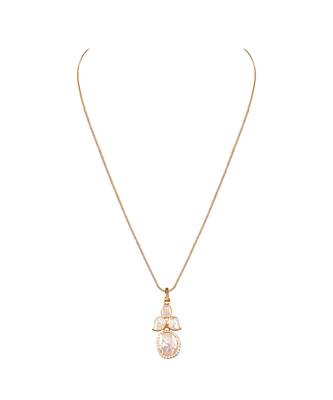 Moissanite polki pendant 2