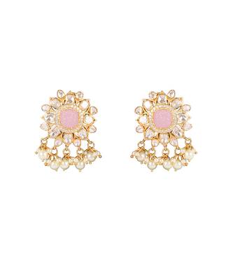 Moissanite polki necklace set 4
