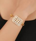 Moissanite polki bracelet