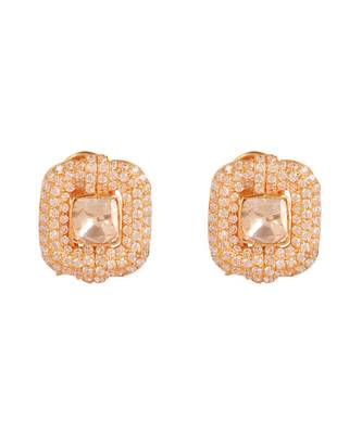 Moissanite polki pendant set 3