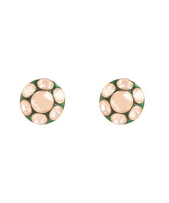 Moissanite polki earrings 2