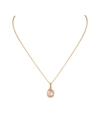 Moissanite polki pendant 2