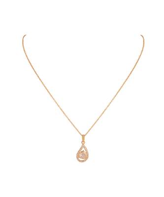 Moissanite polki pendant 2