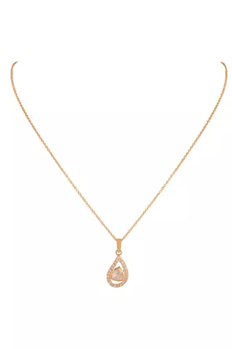Moissanite polki pendant
