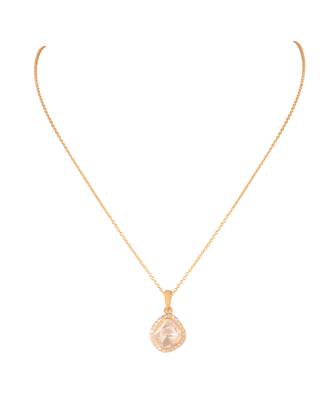 Moissanite polki pendant 2
