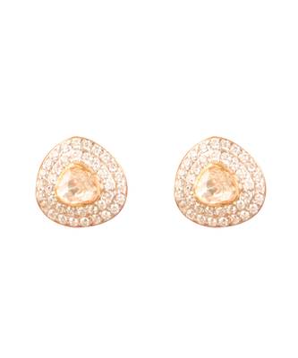 Moissanite polki pendant set 3