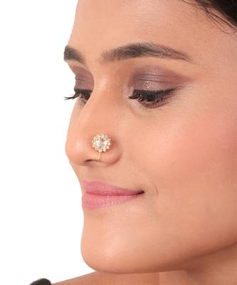 Moissanite polki nath 1