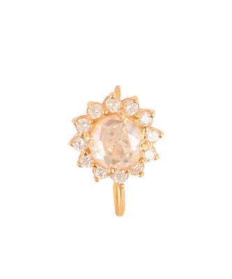 Moissanite polki nath 2