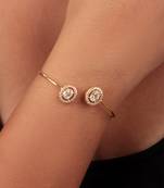 Moissanite polki bracelet