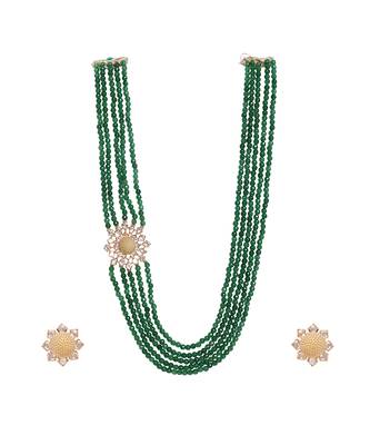 Moissanite polki necklace set 2