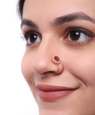 Moissanite polki nath 1