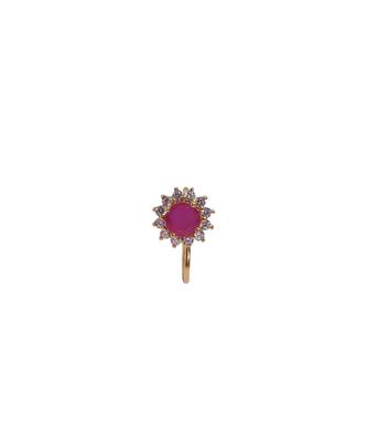 Moissanite polki nath 3