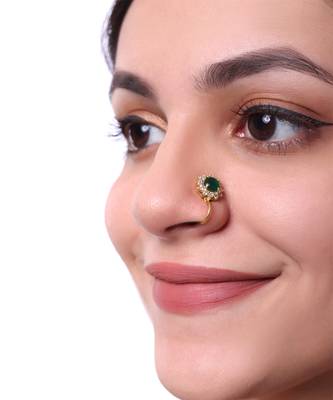 Moissanite polki nath 1