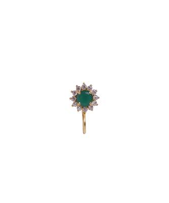 Moissanite polki nath 3
