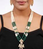 Moissanite polki necklace set