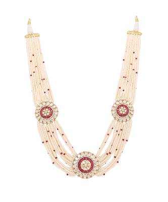 Moissanite polki necklace 2