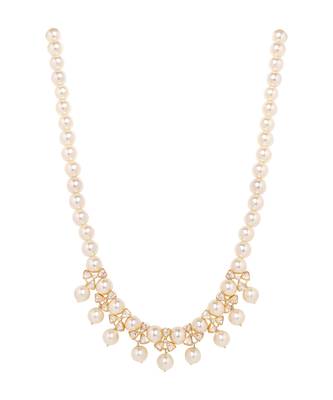 Moissanite polki necklace 2