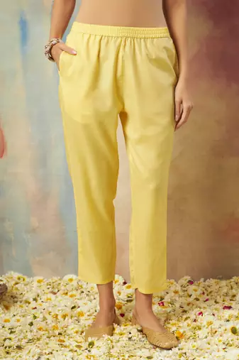  women kurta and trouser duppata set chanderi modal butti