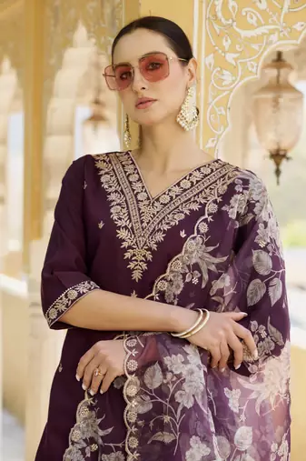  women kurta and pant sets viscose rayon fabric