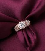 Floral Shaped Rose Gold Ring