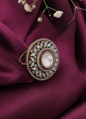 American Diamond White Ring 2