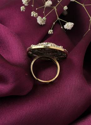 American Diamond White Ring 3
