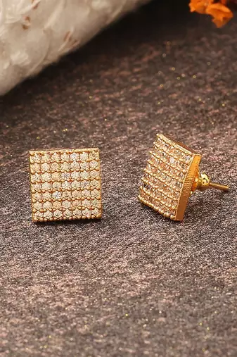 White Gold Earrings