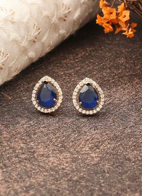 Blue Studded Earrings 1