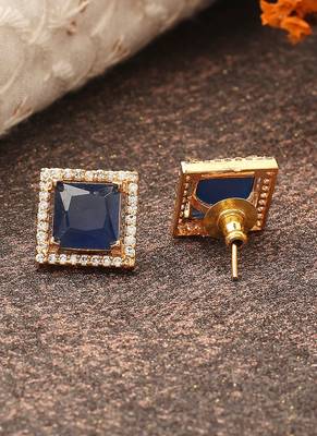 Blue Studded Earrings 3