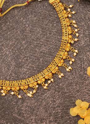Gold Plated Necklace Set with Earrings 4