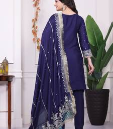 Blue Radiance Chinnon kurta Set