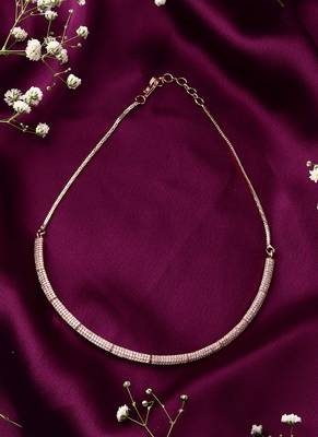 Rose Gold Round Necklace 1