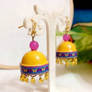 Quilled hanging  jhumkas 11 1