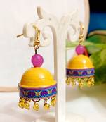 Quilled hanging  jhumkas 11