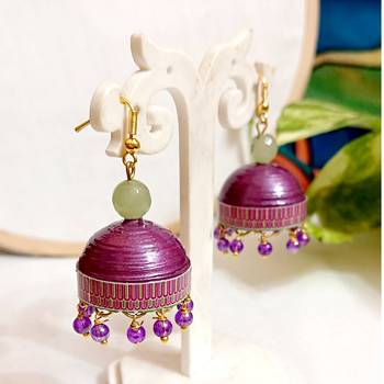 Quilled hanging  jhumkas 12 2