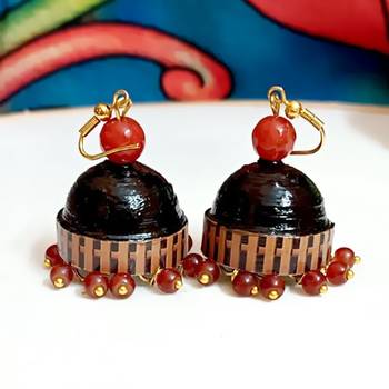Quilled hanging  jhumkas 14 2