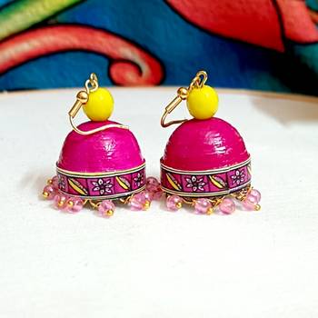 Quilled hanging  jhumkas 16 2