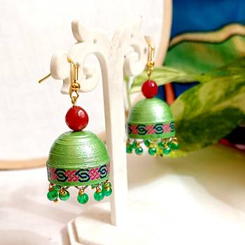Quilled hanging  jhumkas 17 1
