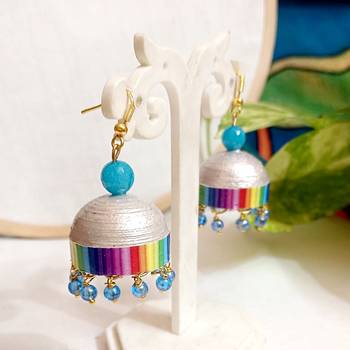 Quilled hanging  jhumkas 18 1