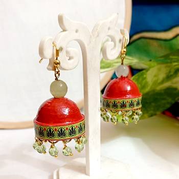 Quilled hanging  jhumkas 19 1